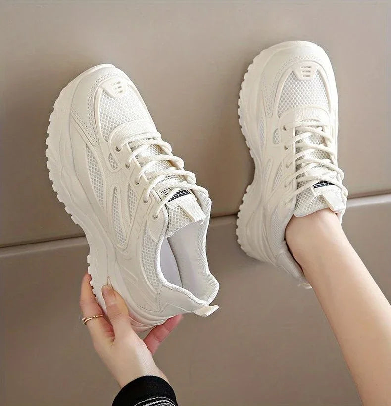 Sneakers Shoes for Women Sports Woman Footwear High on Platform