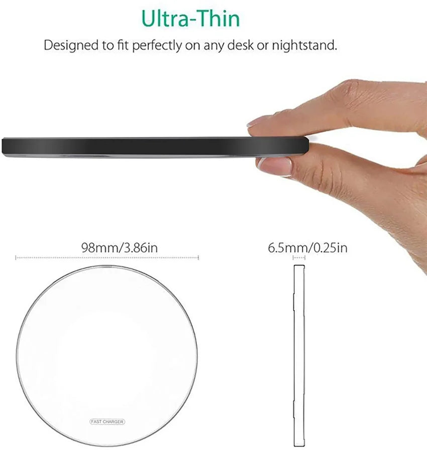 60W Wireless Charger Fast Charging Pad For Huawei