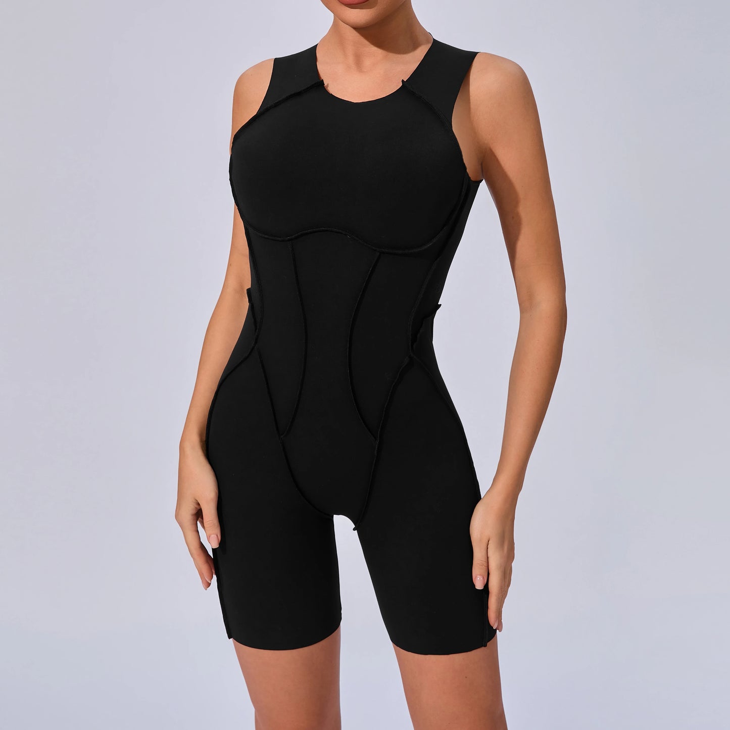 Sports Overalls Padding Sporty Jumpsuit Sportswear Woman