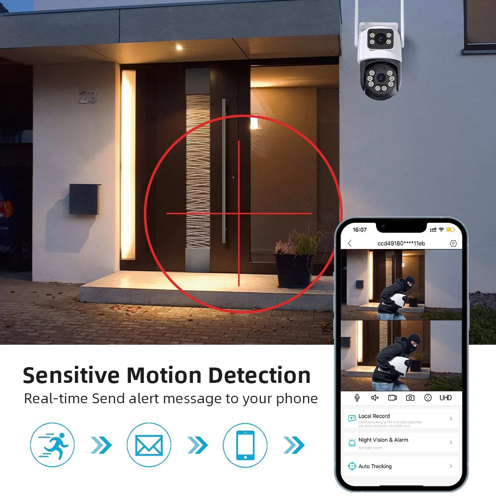 8CH NVR Kit CCTV System WiFi Camera NVR Kit Security Audio 4MP IP Cameras With WirelessNVR Video Surveillance Set ICsee