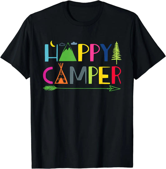 Arrow Camper Happy Summer Camp Camping Gift Men Women Kids