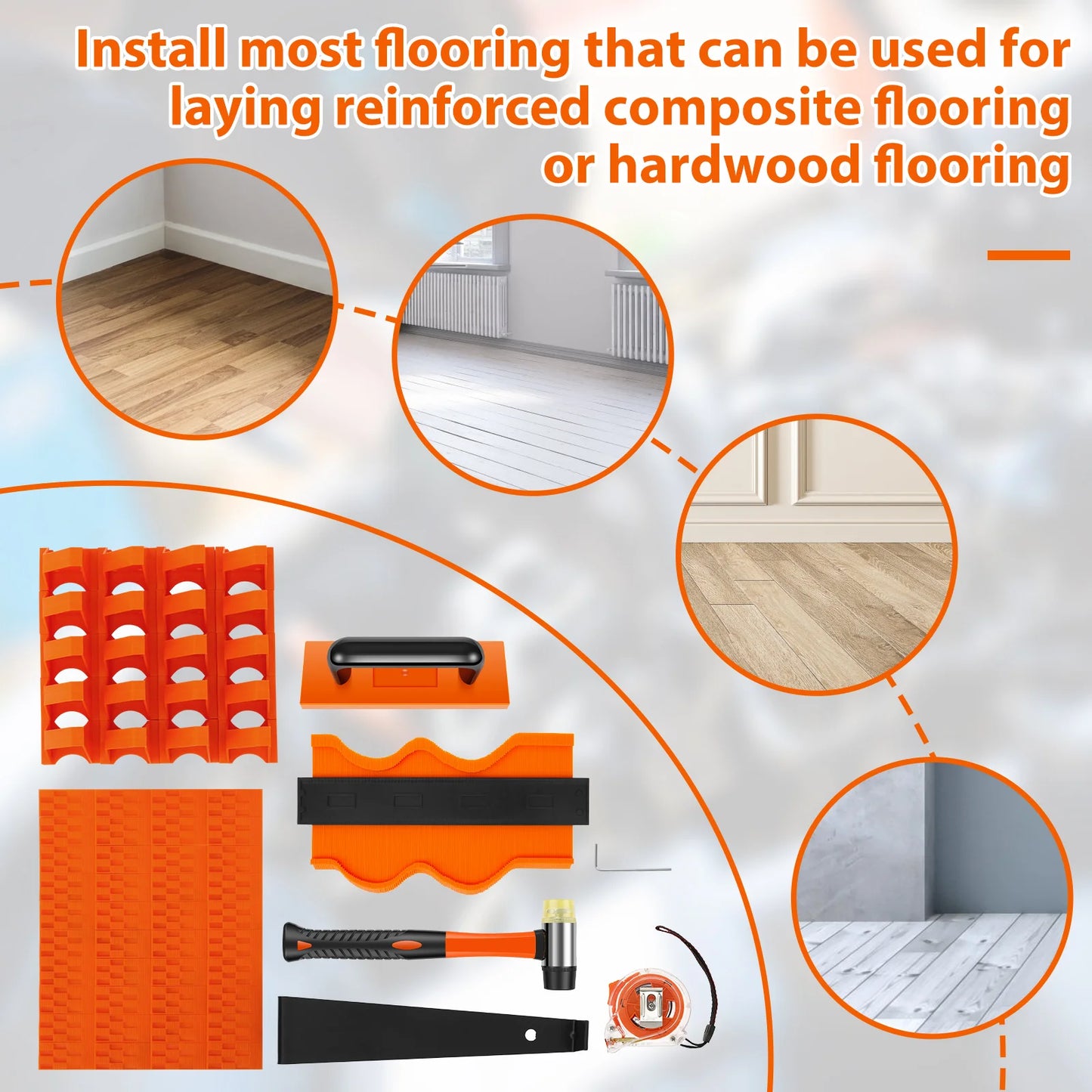 Wood Laminate Flooring Installation Tool Floor Fitting Kit