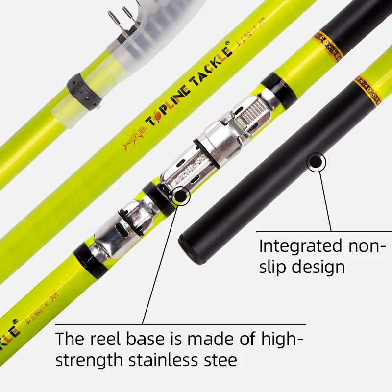 Telescopic Rock Fishing Rod 3.0M Spinning Fly Carp