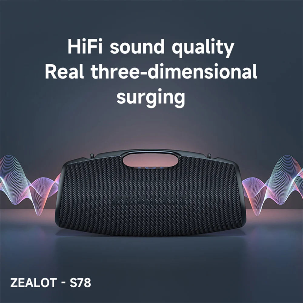 ZEALOT-S78 120W Portable Bluetooth Speaker