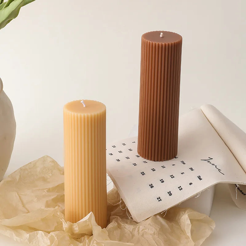 Pillar Candles Cylindrical gear candle household