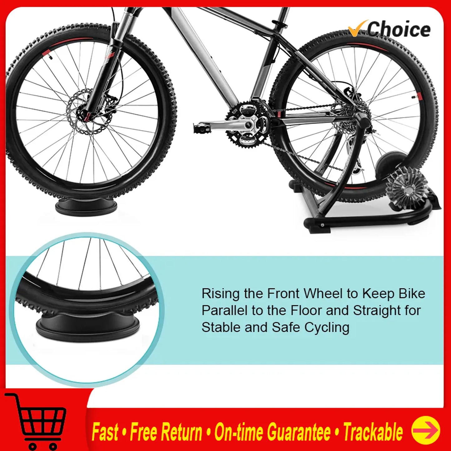 Fiets voorwielverhoger Fietsblok voor indoor training