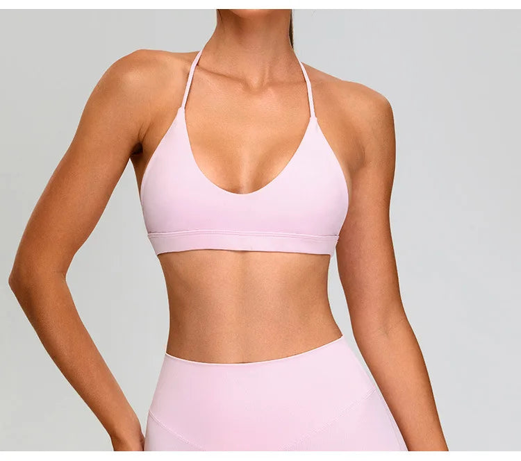 Sports Bra for Women Fitness Top Push Up Sport Bra Backless