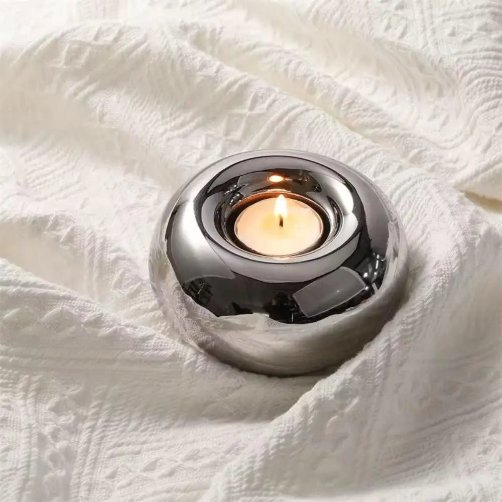 Crafts Ceramic Candle Holder Modern Decorative