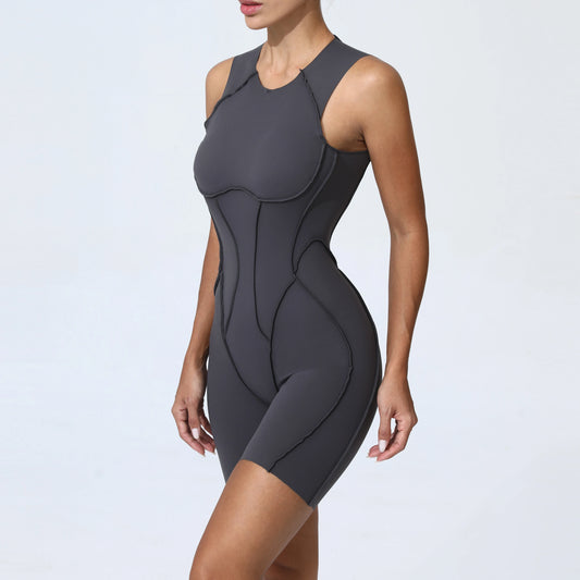 Sports Overalls Padding Sporty Jumpsuit Sportswear Woman