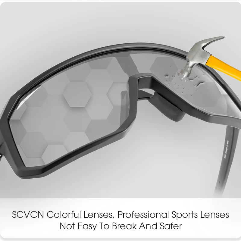 Cycling Glasses Photochromic Sunglasses Men Women Mountain