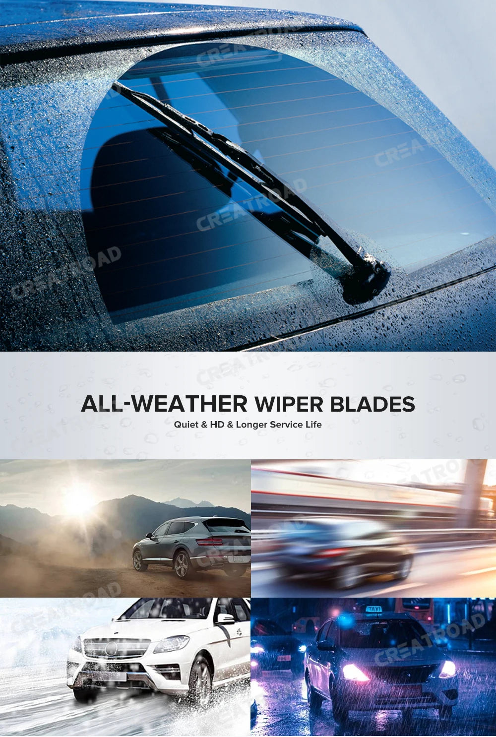 Ruitenwisser 13" Achterruitenwisserblad voor Hyundai i30