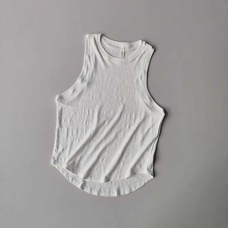 Women's Summer Sports Vest Thin Loose Printed