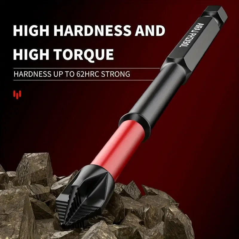 6/12 Pcs Magnetic Screwdriver Bits Non-slip Shockproof