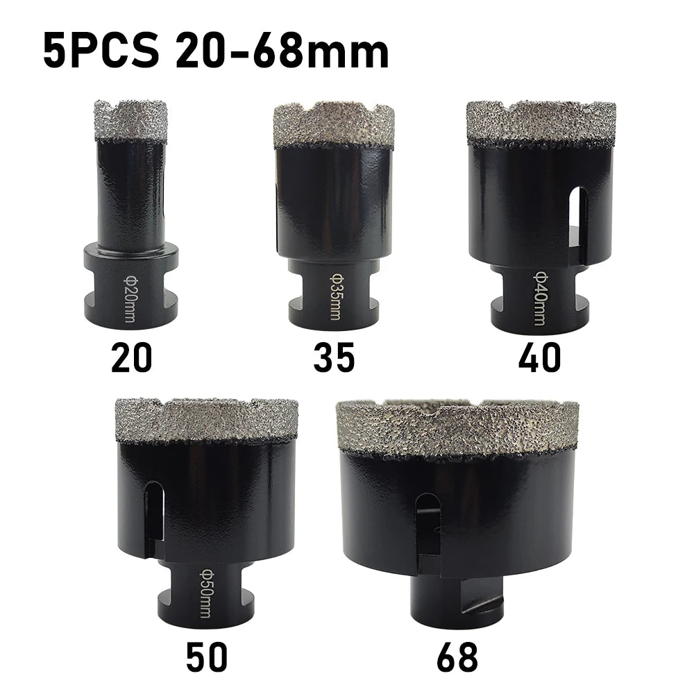 1 Pcs M14 Thread Diamond Dry Vacuum Brazed Drilling Core Bits
