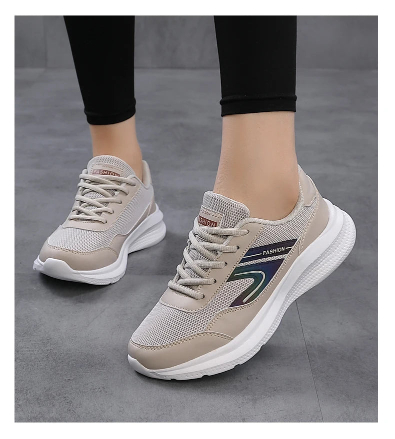 Sports shoes for women in spring and summer, lightweight,