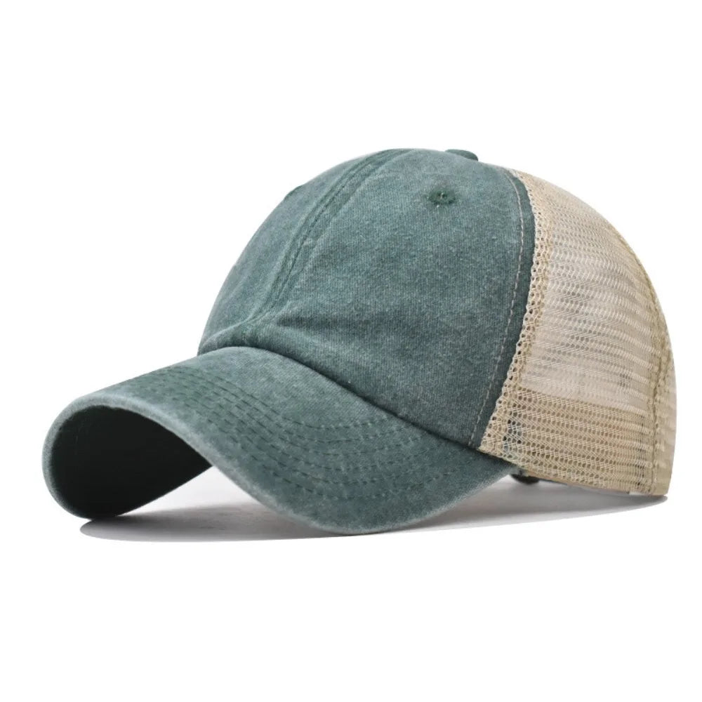 UV Protection Sport Hat Washed Cotton Baseball Cap