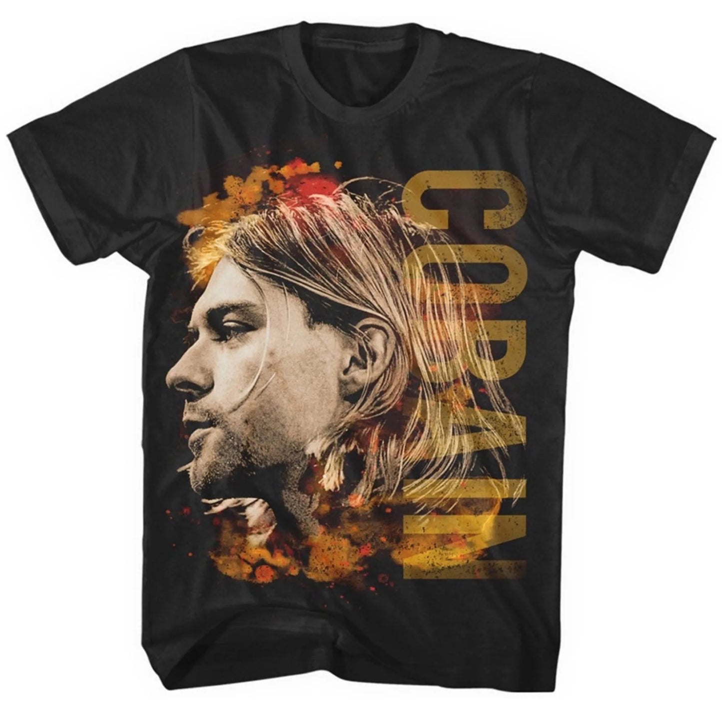 Kurt Cobain Guitar T Shirts Funny Casual Printed Cotton
