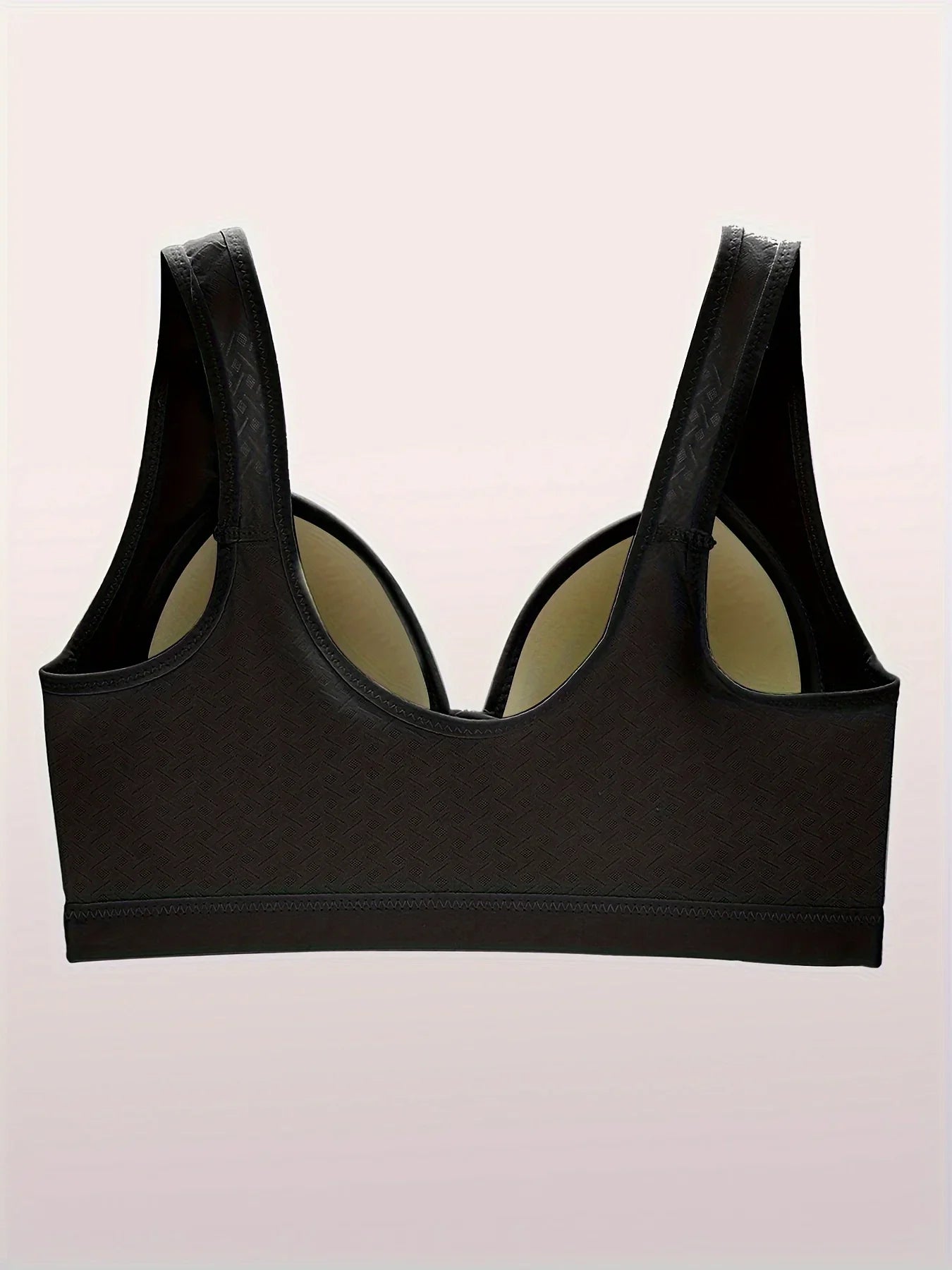 Comfortabele draadloze bh met dunne katoenen cups,
