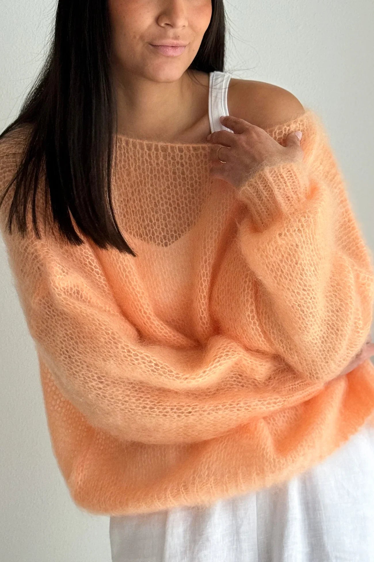 Women'S Casual Sweater   Soft  Comfortable Off Shoulder