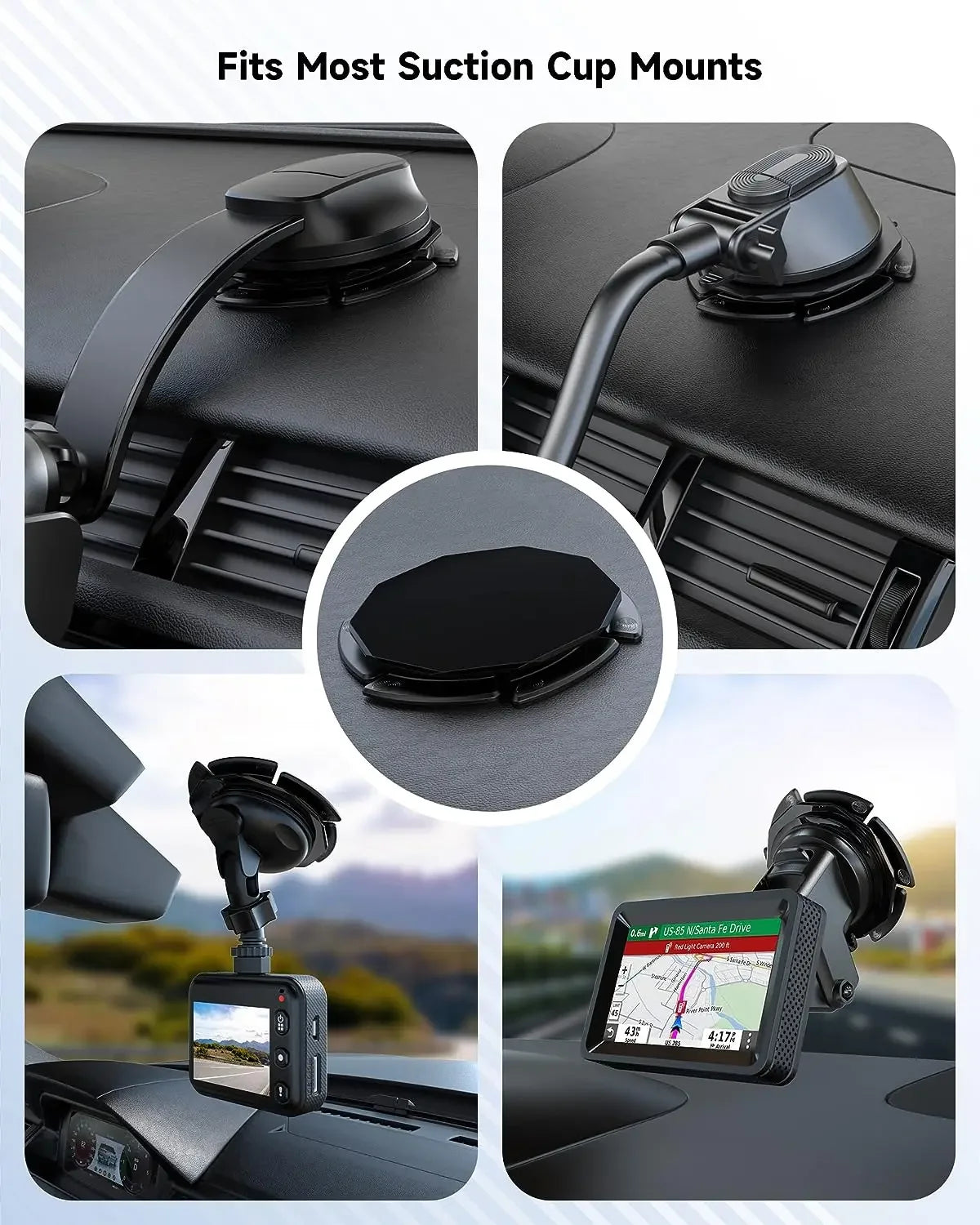 Dashboard Mounting Pad Disk for Suction Cup