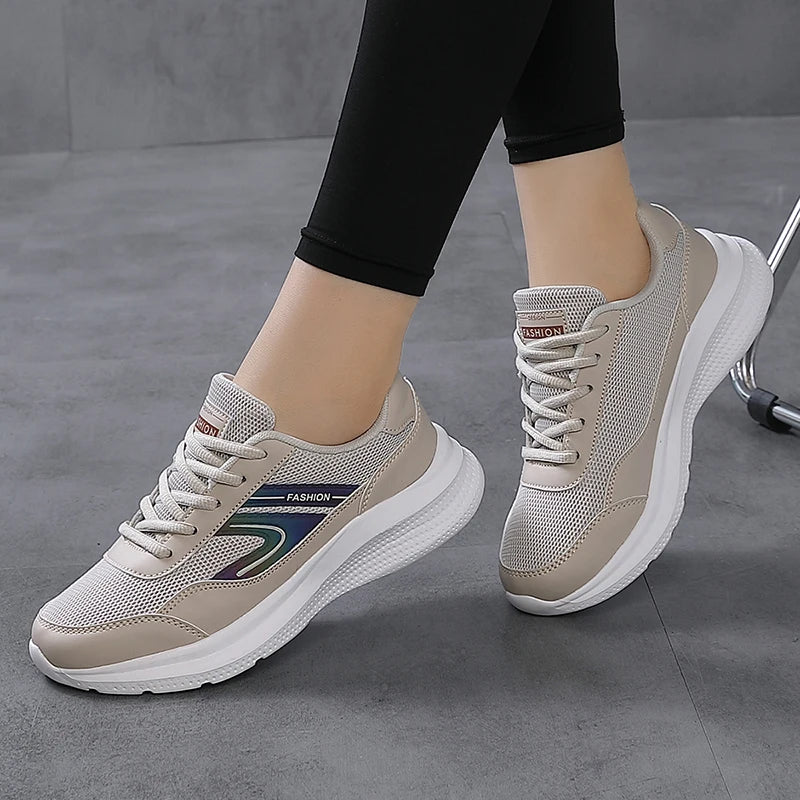 Sports shoes for women in spring and summer, lightweight,