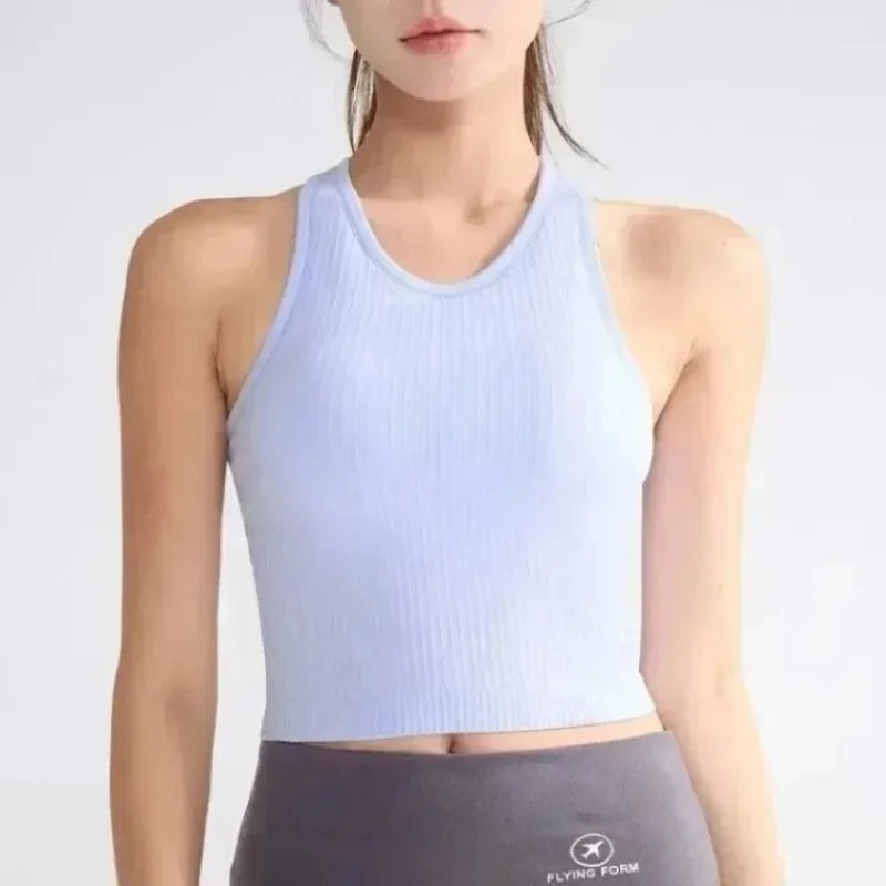 Fitness Women Yoga  Nude Jumpsuit Sleeveless