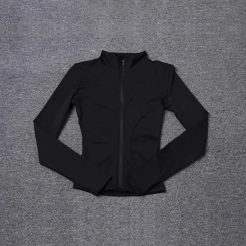 Women Sport Jacket Long Sleeve Shirt Workout