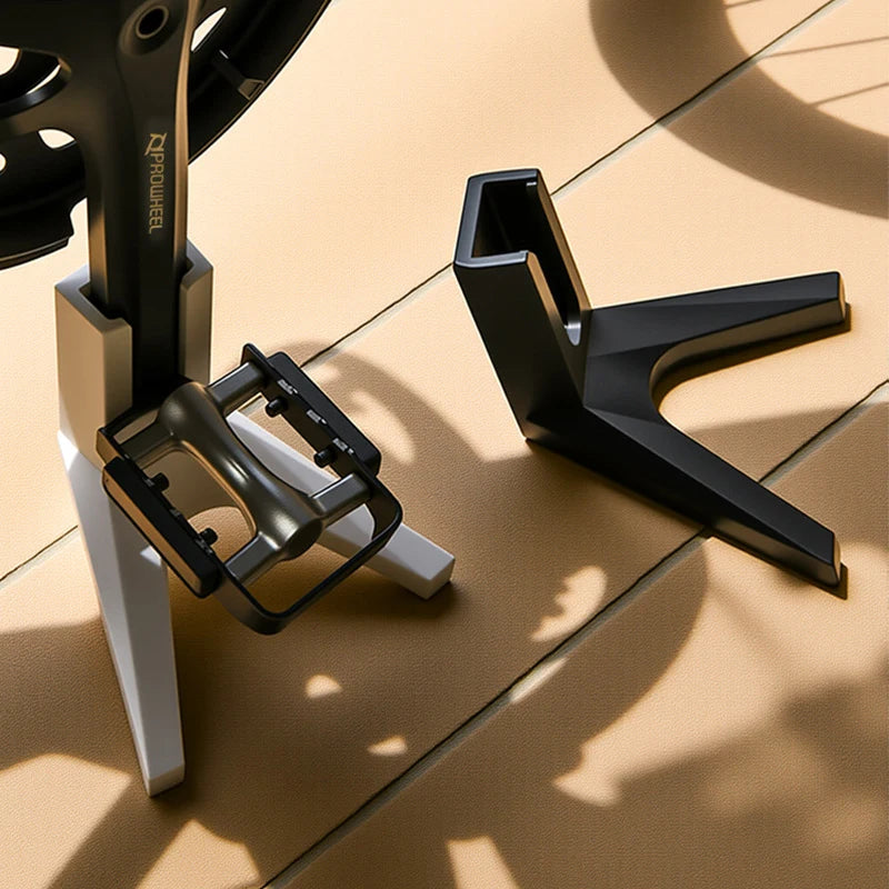 Cycling Bike Stand, Sidestand Convenient Pedal Frame,