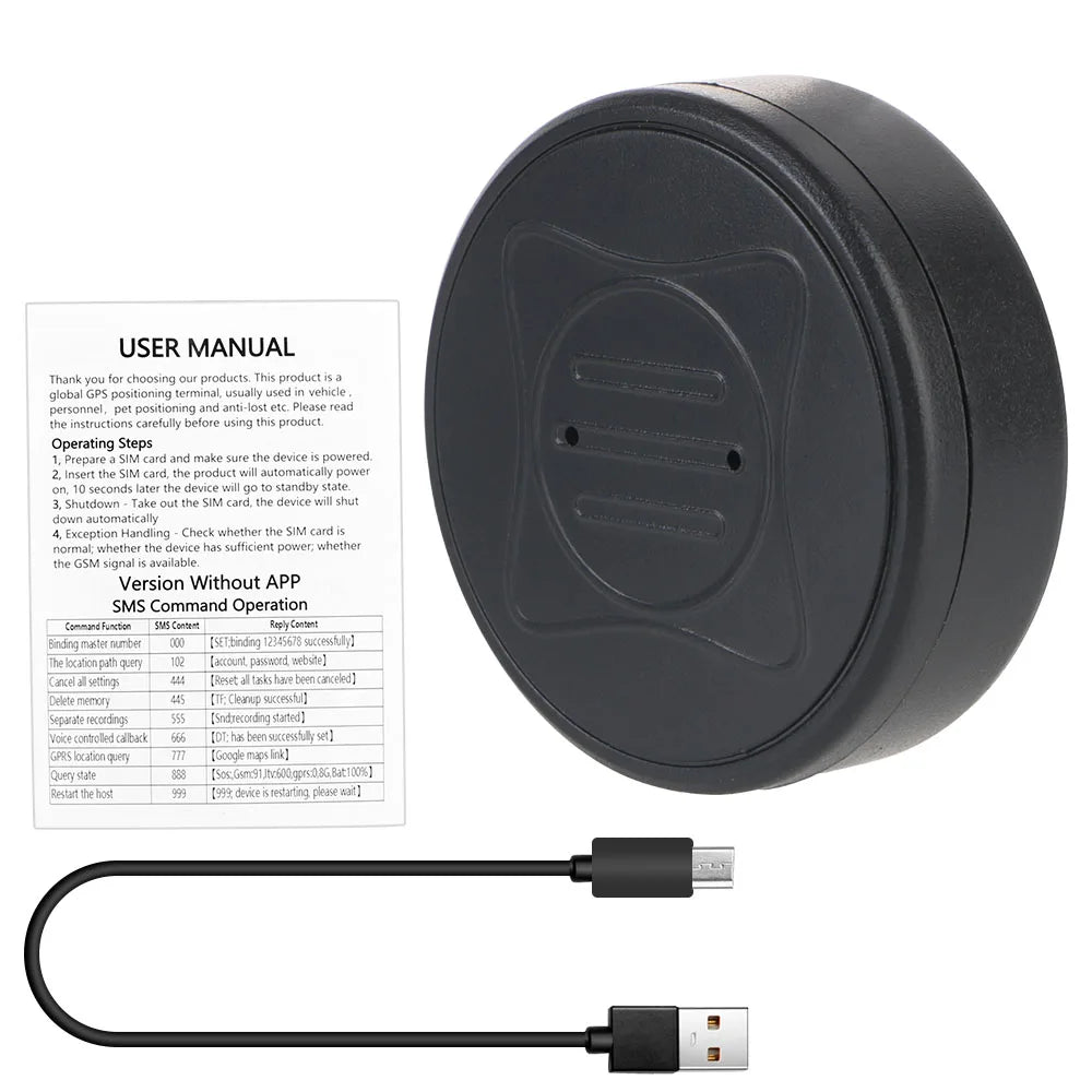 Real-time voertuiglocator Precieze positionering GPS-tracker Mini
