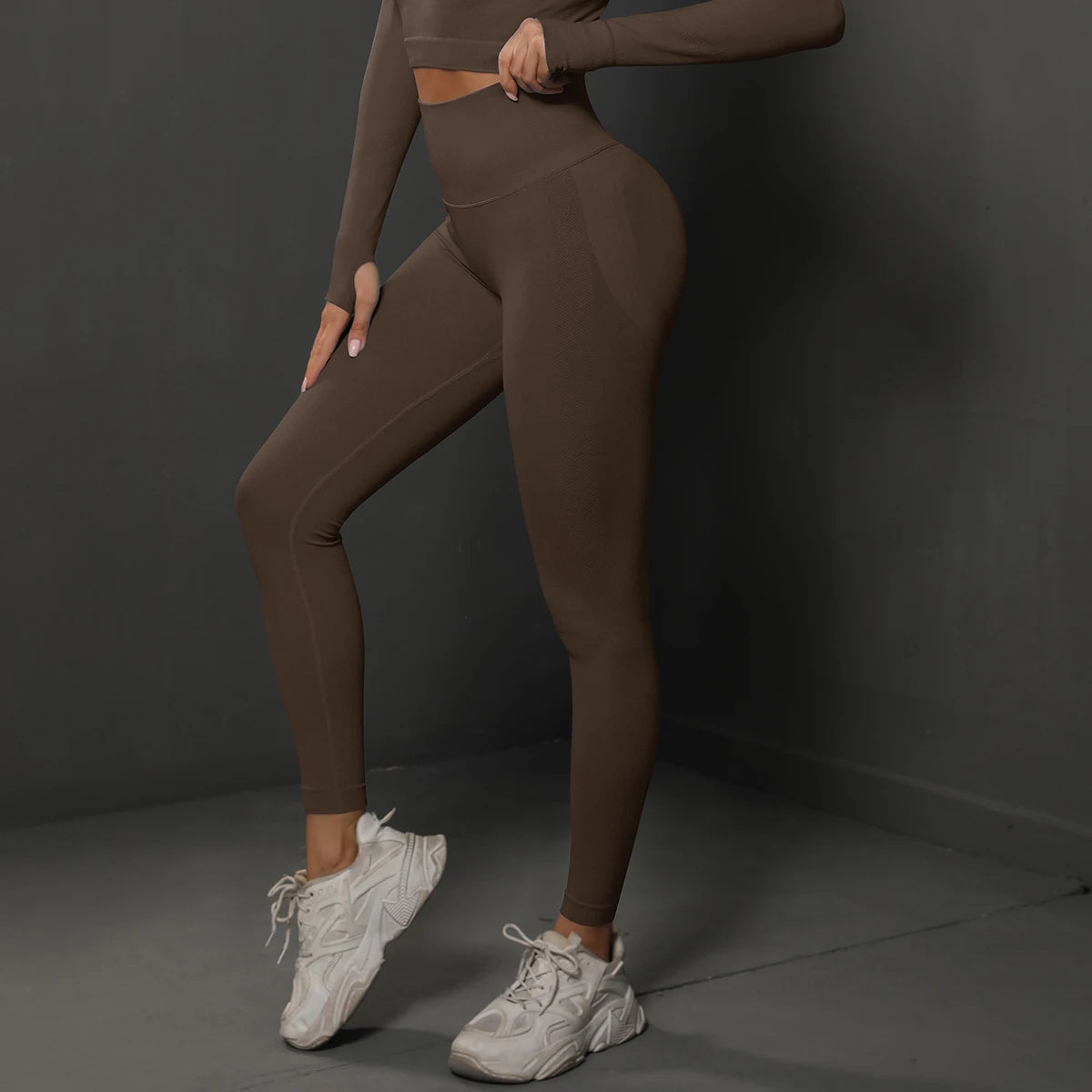 Naadloze gymleggings voor dames, yogabroeken,