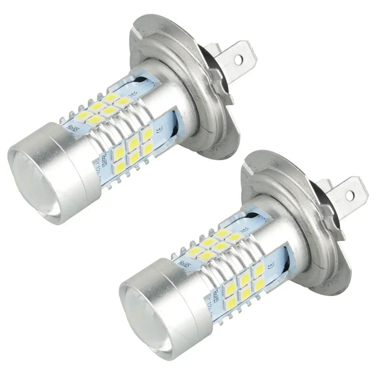 2x H7 LED Headlight Bulb Kit High/Low Beam