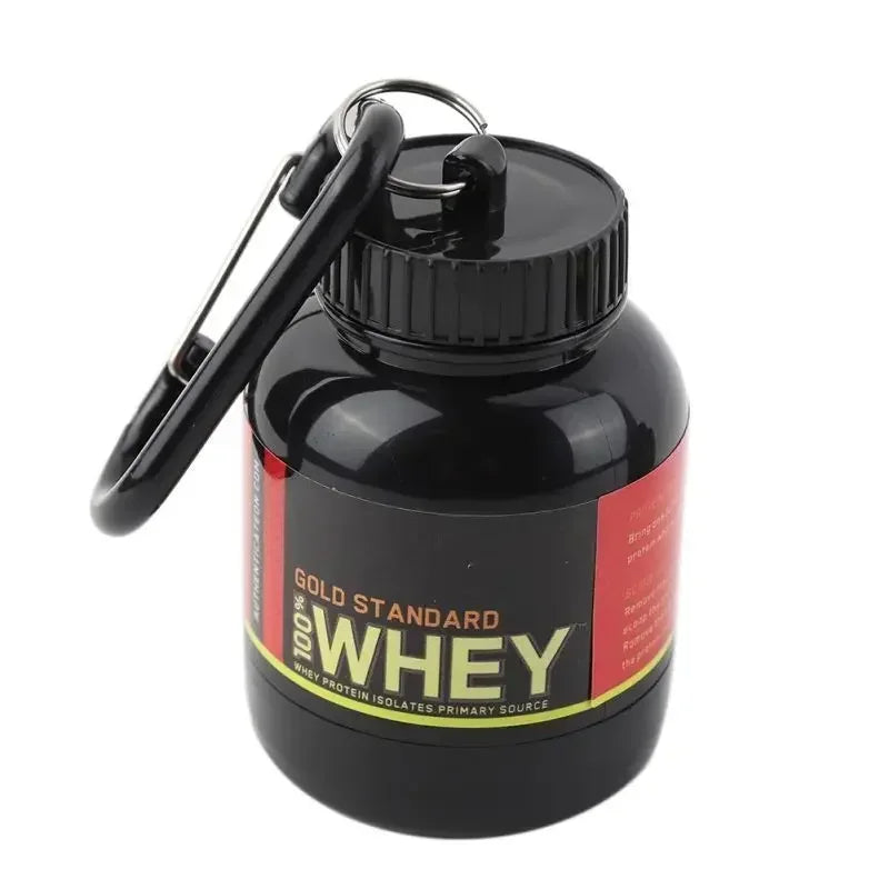 Portable Protein Powder Container Pill Organizer