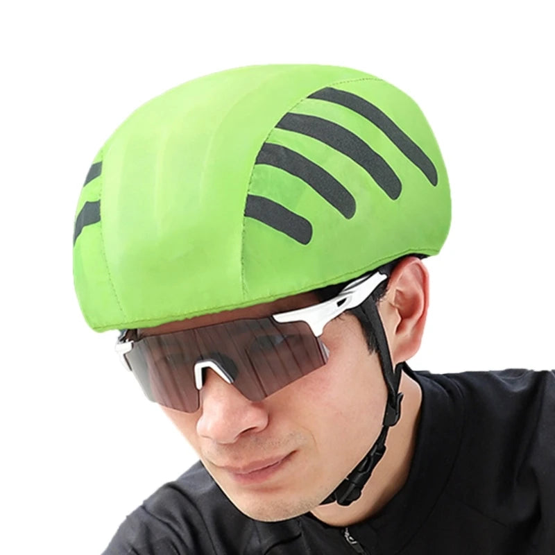 Fietsen Fietsen Helmen Regenhoes met Reflecterende Strips Waterdicht