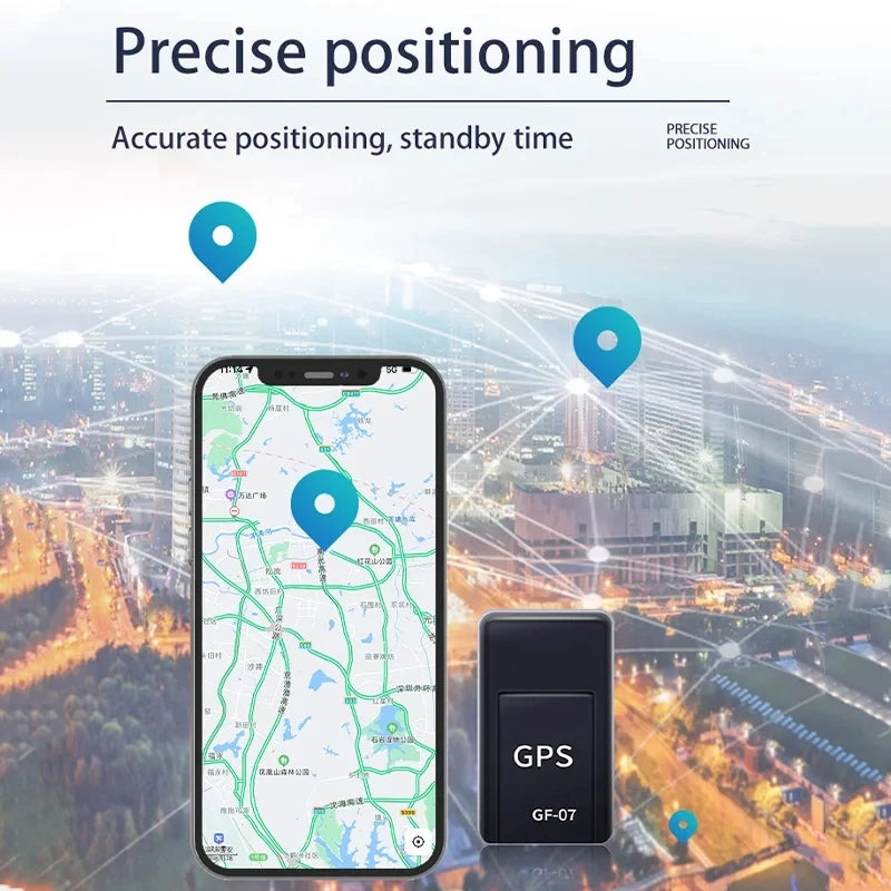 GPS-locator GF-07 nauwkeurige en handige compacte locator voor auto's,