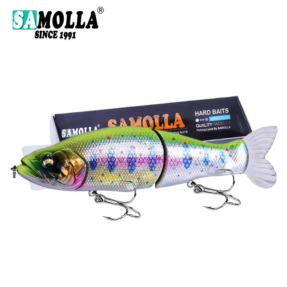 Slow Sinking SwimBaits Fishing Lures 30G Whopper Vibration Soft Tail