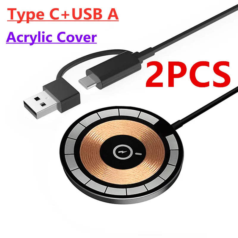 100W Magnetic Wireless Charger Pad Phone