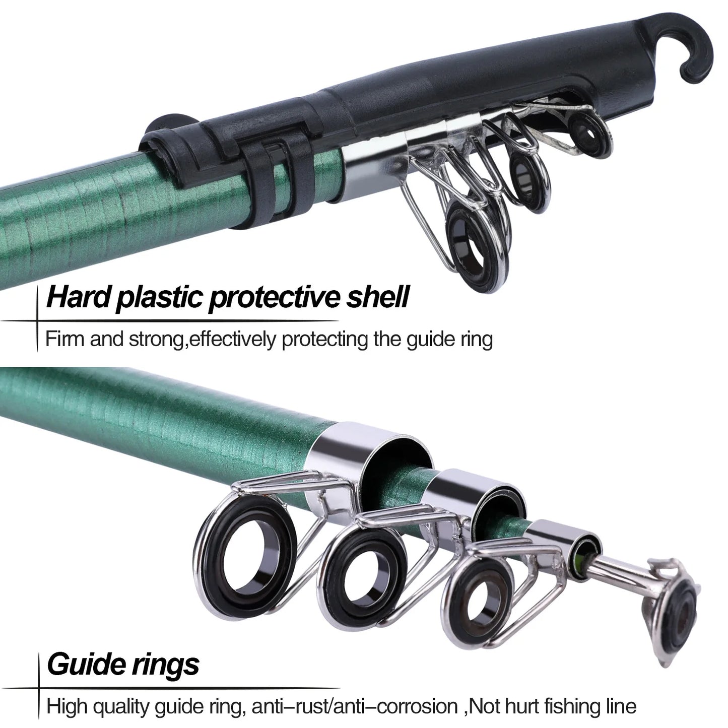 Sougayilang Spinning Fishing Rod and Reel Combo1.8M