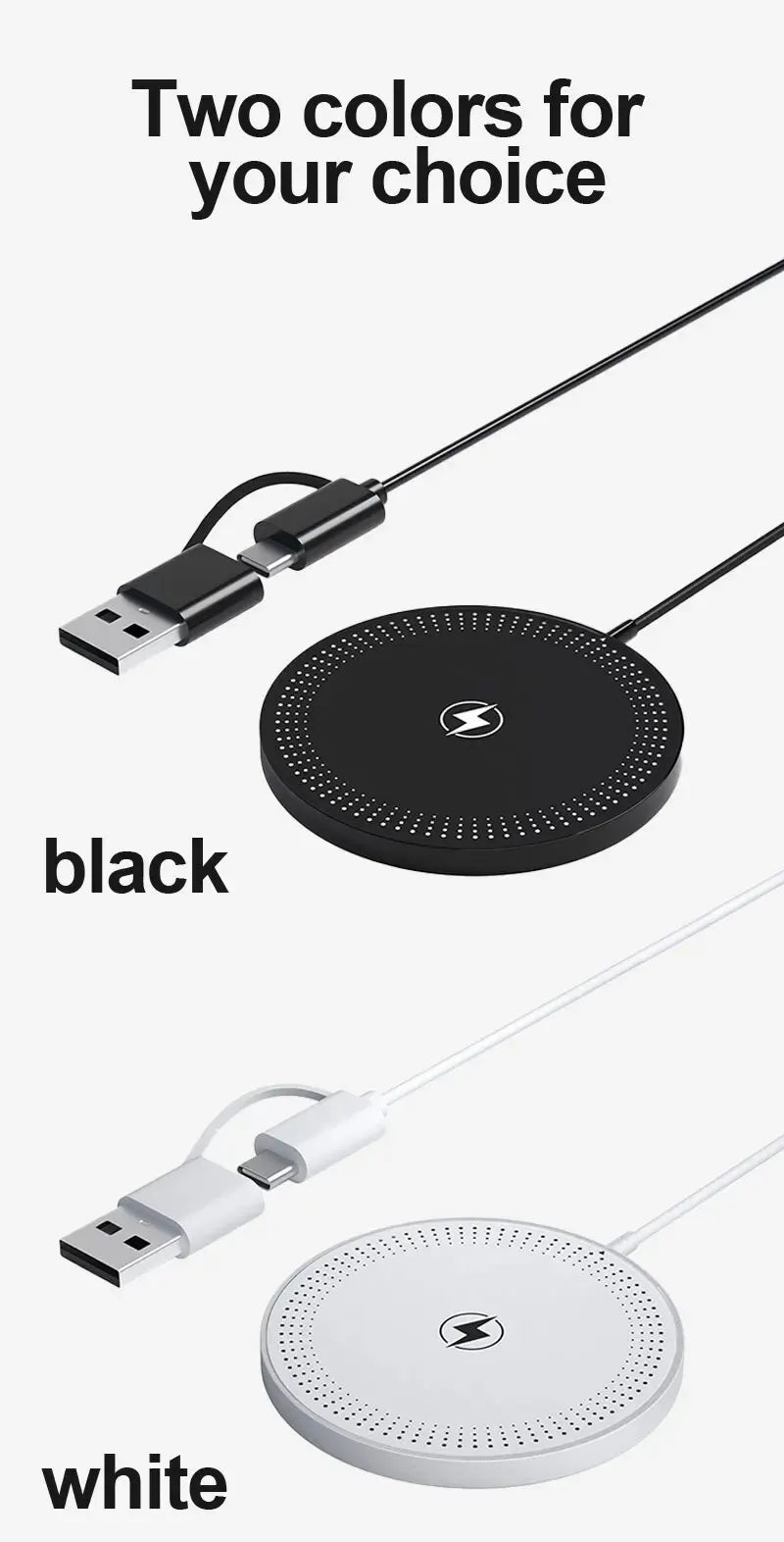 30W Magnetic Wireless Charger Pad Fast Charging