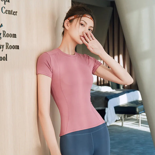 Women's Sports Fitness Clothing Slim Running Sweat