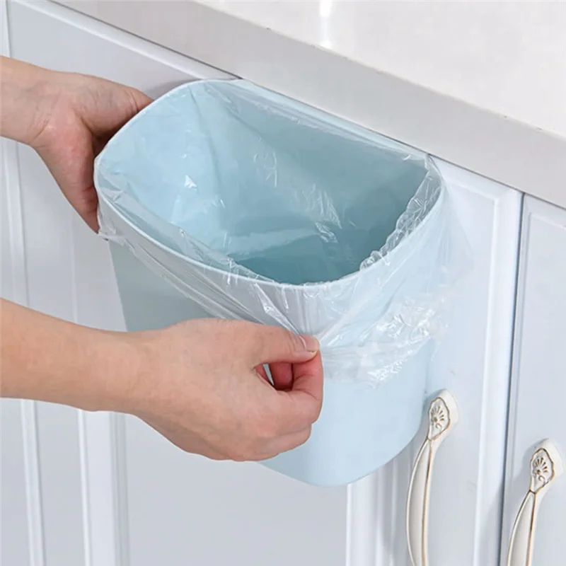 Wall-Mounted Trash Can Simple Wastebasket Suitable