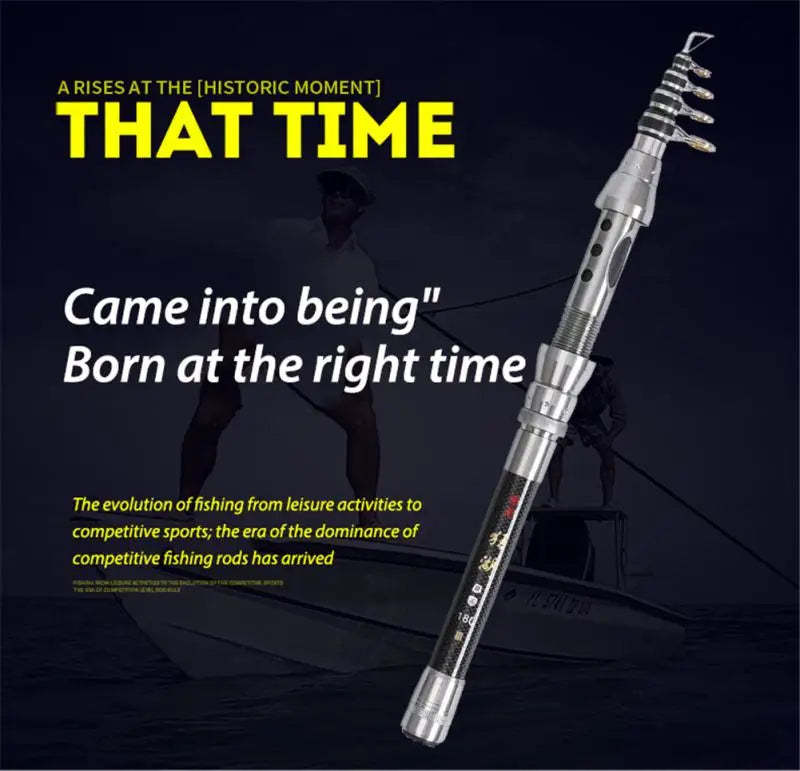 Fishing Rod Combo 1.5-2.4M Telescopic Fishing Rod