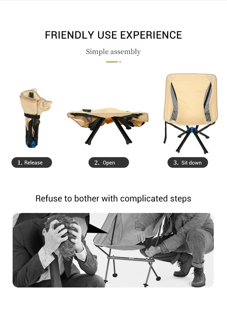 Small Portable Folding Camping Chair Outdoor