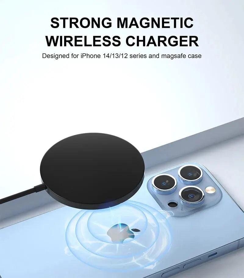 30W Magnetic Wireless Charger Pad Fast Charging