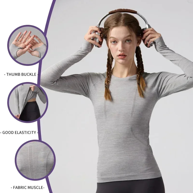 New Sports Long Sleeve Top for Men and Women