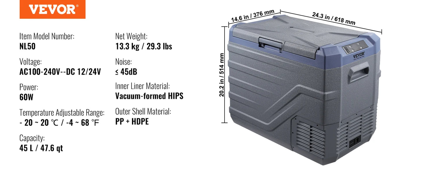 SucceBuy 8L to 75L Car Refrigerator