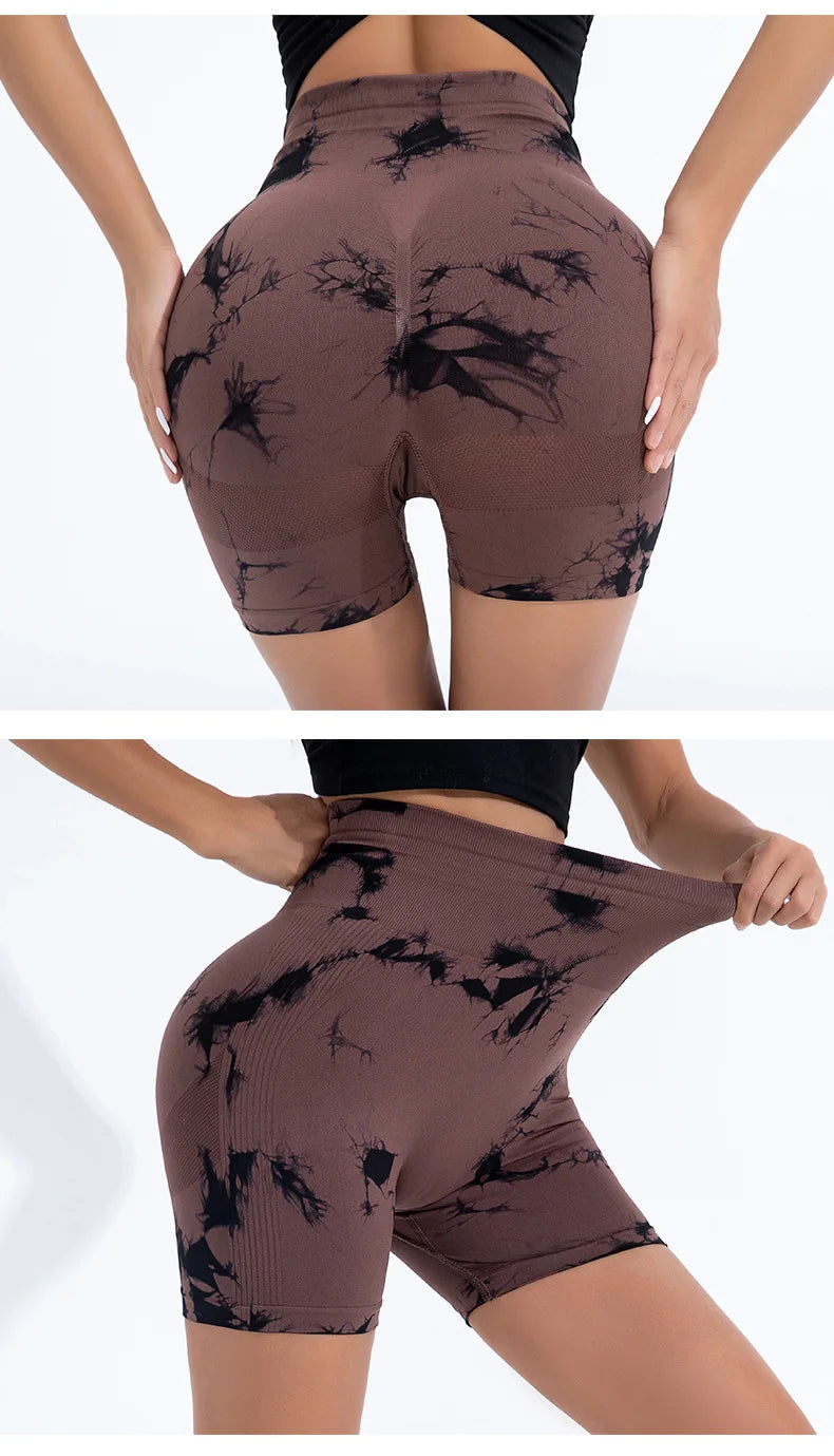Summer Women High Waist Butt Lift Shorts Leggings