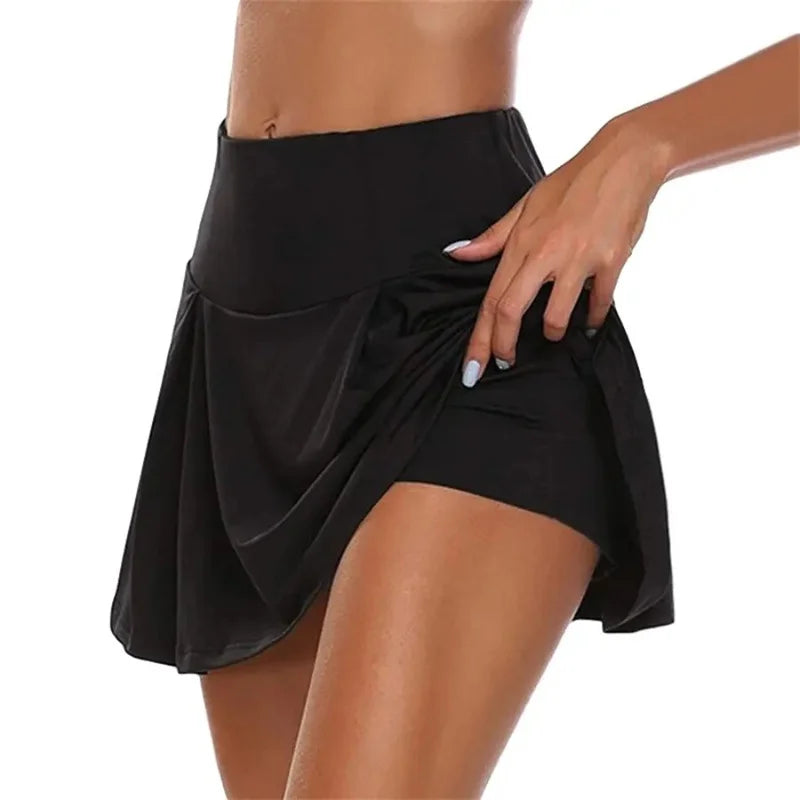 Summer Women Sprints Tennis Dance Fitness Short Skirts