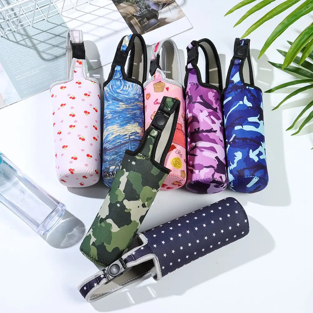 1Pcs Sport Water Bottle Cover Case with Shoulder