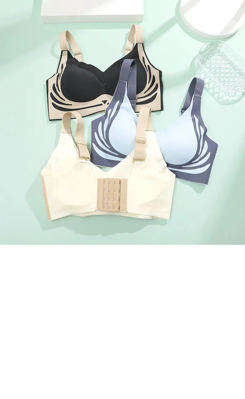 FINETOO Super Gather Draadloze Push-up BH Voor Dames