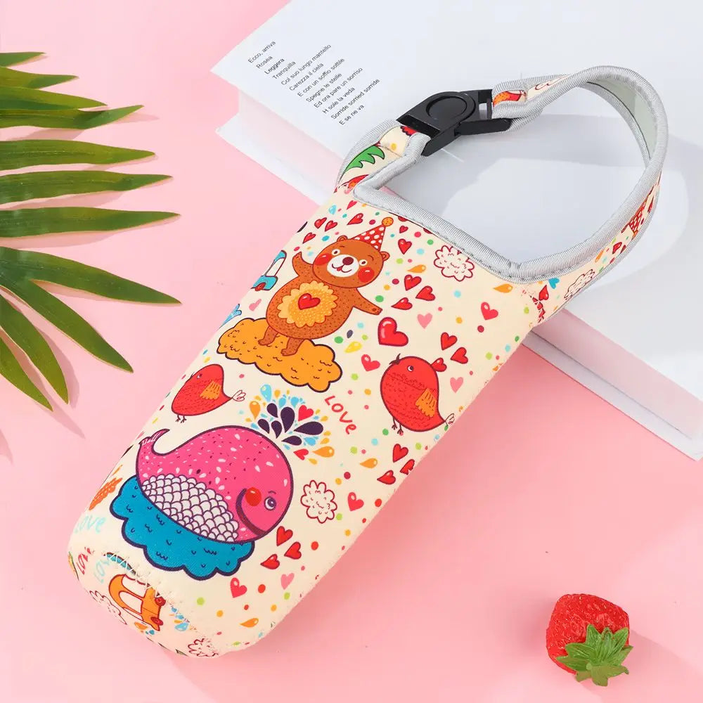 1Pcs Sport Water Bottle Cover Case with Shoulder